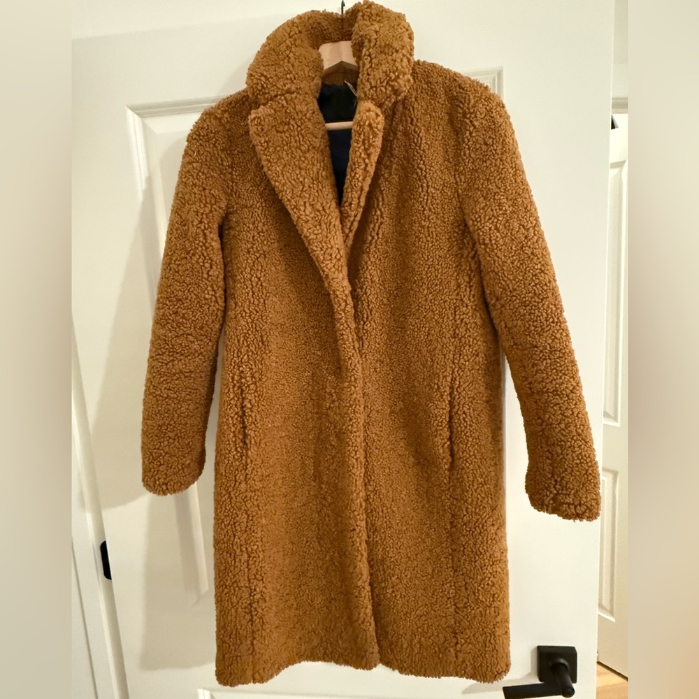 J. Crew Teddy Jacket in Rich Brown - Picture 2 of 4